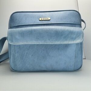 Samsonite Cordoba Vintage Blue Crossbody Bag